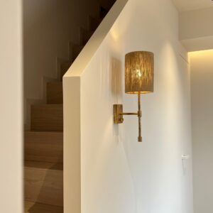 Alternative view of Stoff Modern Minimalistisch Wandleuchte