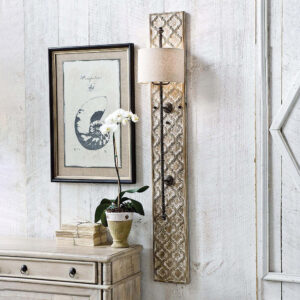 Alternative view of Stoff Paneel Kreativität Wandleuchte