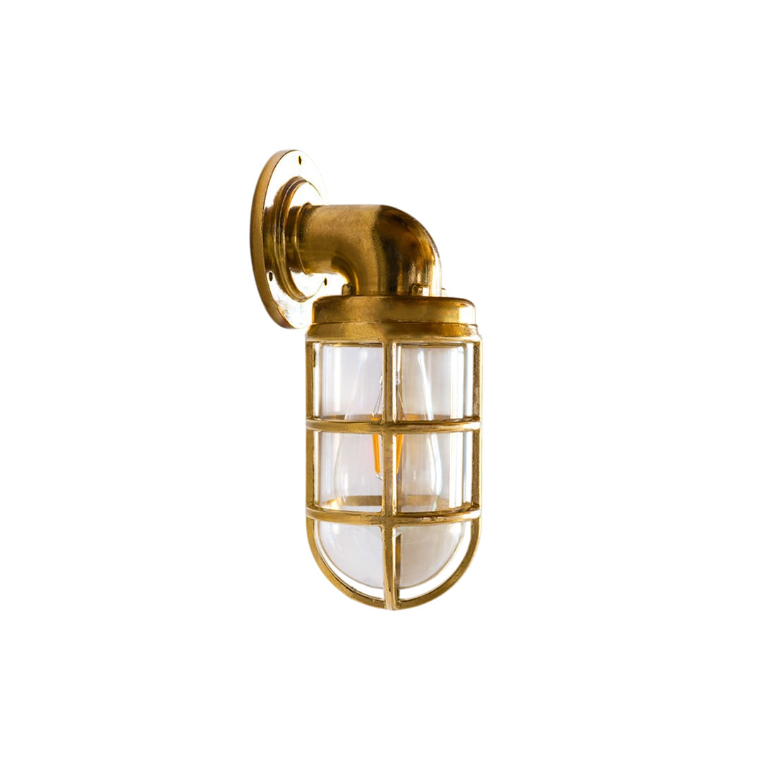 Glas Vintage Industrial Wandleuchte