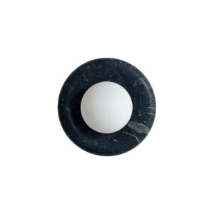 Dunkelgrüne Marmor Wandleuchte