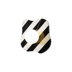 Zebra Marmor Glas Wandleuchte